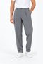 Battal Size Men's Lycra Regular Fit Fabric Trousers Dark Gray
