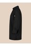 Durable Premium Alpaca Fabric Double-Breasted Women's Chef Jacket Black/White with Stainless Ring Snaps - 4
