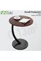 C Shaped End Table, Coffee Table, Round Side Table, Couch Table, Snack Side Table, for Small S - 6