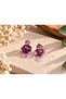 Handmade Murano Glass Purple Hummingbird Beads (2 Pieces) - 2