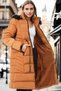 Women's Coat Plain Tan Z6758