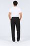 Large Size Men's Regular Fit Black Fabric Trousers with Tubular Legs - 2