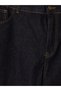 Two Mt Shop Quality Lcw Curve Navy Blue Denim Straight Wideleg High Waist Wide Leg Women's Jean Pants - 4
