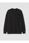 Rmz Gi̇yi̇m Farki̇yla Soft Touch Rose Appliqué Women's Sweatshirt Tunic - 2