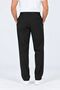 Large Size Men's Regular Fit Black Fabric Trousers with Tubular Legs - 5