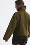 Oversize Gabardin Ceket - 6