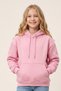 Girl's Sweatshirt Oversized Hooded Printed 3 Thread Threaded Fleece 100% Cotton - 4
