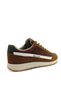 Volis Tan Color Lace-Up Memory Foam Sole Men's Sports Shoes - 3