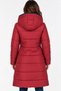 Women's Coat Burgundy Optical Z9738 - 3