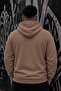 Bery Large Size Men's Hooded Basic Sweatshirt with Two Threaded Kangaroo Pockets - 4