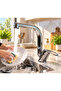 Chrome Mix Herringbone Spout Kitchen Sink Faucet – Single Handle Swivel Spout Faucet - 6