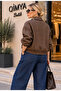 Keyymod Lined Zippered Plaid Premium Zippered Fabric Jacket - 8