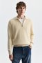 Zippered Men's Knitwear Sweater
