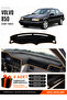 Volvo 850 (1991-1997) Compatible Glove Box Cover, Glove Box Case - Black-Brown - Vo007