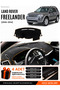 Land Rover Freelander (2006-2014) Compatible Glove Box Cover, Glove Box Case - Black-Brown - Lr003