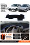 Toyota Corolla Terra E110 (1997-2002) Compatible Dashboard Cover, Dashboard Case - Black-Blue - To013