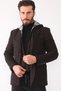 K7533 Men's Coat-Brown 1 - 3