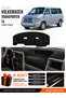 Volkswagen Transporter T4 (1990-2003) Compatible Glove Box Cover, Glove Box Case - Black-Beige - Vw026