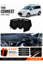 Ford Tourneo Connect (2013-2020) Compatible Glove Box Cover, Glove Box Case - Black-Grey - Fo018