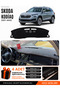 Skoda Kodiaq (2017-2023) Compatible Glove Box Protection, Glove Box Cover, Glove Box Case - Black - Sk007