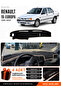 Renault 19 Europa (1996-2003) Compatible Glove Box Cover, Glove Box Case - Black-Beige - Re004