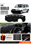 Fiat Doblo (2000-2008) Large Screen Without Airbags Compatible Glove Box Cover, Glove Box Case - Black - Fi021