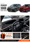 Peugeot 3008 (2016-2023) Compatible Glove Box Protection, Glove Box Cover, Glove Box Case - Black-Beige - Pe014