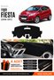 Ford Fi̇esta (2008-2017) Compatible Glove Box Protection, Glove Box Cover, Glove Box Case - Black-Beige - Fo008