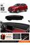 Mg Hs (2018-2024) Compatible Glove Box Protection, Glove Box Cover, Glove Box Case - Black-Beige - Mg001