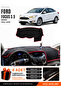 Ford Focus 3.5 Sedan (2014-2018) Compatible Dashboard Cover, Dashboard Case - Black-Red - Fo012