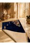 Micro Chenille Velvet Prayer Rug |   Lined Thick Textured Floral Patterned Prayer Mat - 2