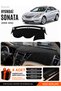 Hyundai Sonata (2009-2015) Compatible Glove Box Protection, Glove Box Cover, Glove Box Case - Black - Hu031