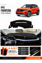Opel Frontera (2025-Onwards) Compatible Dashboard Cover, Dashboard Case - Black-Brown - Op025