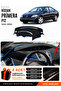 Nissan Primera P12 (2001-2004) Compatible Glove Box Cover, Glove Box Case - Black-Blue - Ni015