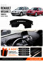 Renault Megane 2 with Large Screen (2002-2009) Compatible Glove Box Cover, Glove Box Case - Black - Re040