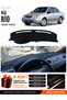 Kia Rio (2000-2005) Compatible Torpedo Protection, Torpedo Cover, Torpedo Case - Black-Blue - Ki011