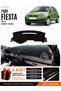 Ford Fi̇esta Type 2 (2003-2010) Compatible Glove Box Cover, Glove Box Case - Black-Brown - Fo006