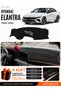 Hyundai Elantra (2020-2026) Compatible Glove Box Cover, Glove Box Case - Black-Brown - Hu018