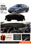 Honda Civic Fc5 (2015-2022) Compatible Glove Box Cover, Glove Box Case - Black-Brown - Ho012