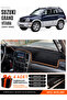 Suzuki Grand Vitara (2003-2006) Compatible Glove Box Cover, Glove Box Case - Black-Brown - Sz004