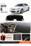 Mazda 6 (2007-2013) Compatible Glove Box Protection, Glove Box Cover, Glove Box Case - Black-Beige - Ma007