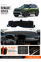 Renault Duster (2025-2027) Compatible Glove Box Cover, Glove Box Case - Black-Blue - Re054