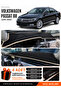 Volkswagen Passat B8 (2015-2020) Compatible Dashboard Cover, Dashboard Case - Black-Beige - Vw017