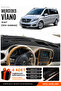 Mercedes Viano W447 (2014-Later) Compatible Glove Box Cover, Glove Box Case - Black - Mb023