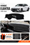Hyundai Elantra (2020-2026) Compatible Glove Box Cover, Glove Box Case - Black-Grey - Hu018