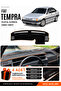 Fiat Tempra (1992-1997) Digital Console Compatible Dashboard Cover - Black-Brown - Fi018