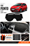 Fiat Punto Evo (2015-2021) Compatible Glove Box Protection, Glove Box Cover, Glove Box Case - Black-Grey - Fi017