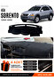 Kia Sorento (2006-2009) Compatible Glove Box Protection, Glove Box Cover, Glove Box Case - Black - Ki018