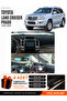 Toyota Land Cruiser Prado (2002-2009) Compatible Dashboard Cover, Dashboard Case - Black-Beige - To020