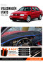 Volkswagen Vento (1992-1998) Compatible Dashboard Cover, Dashboard Case - Black-Blue - Vw008